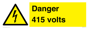 Danger 415 volts
